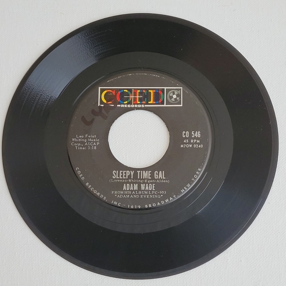 Adam Wade Take Good Care Of Her 45 Vinyl Pop - Picture 4 of 4